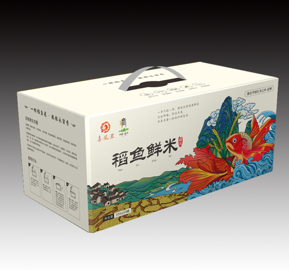 稻鱼米-大米包装设计